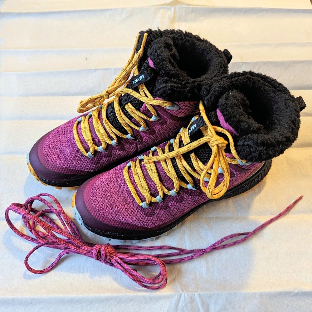 Merrell Women's Bravada Knit Bluff Polar Waterproof Winter Boots